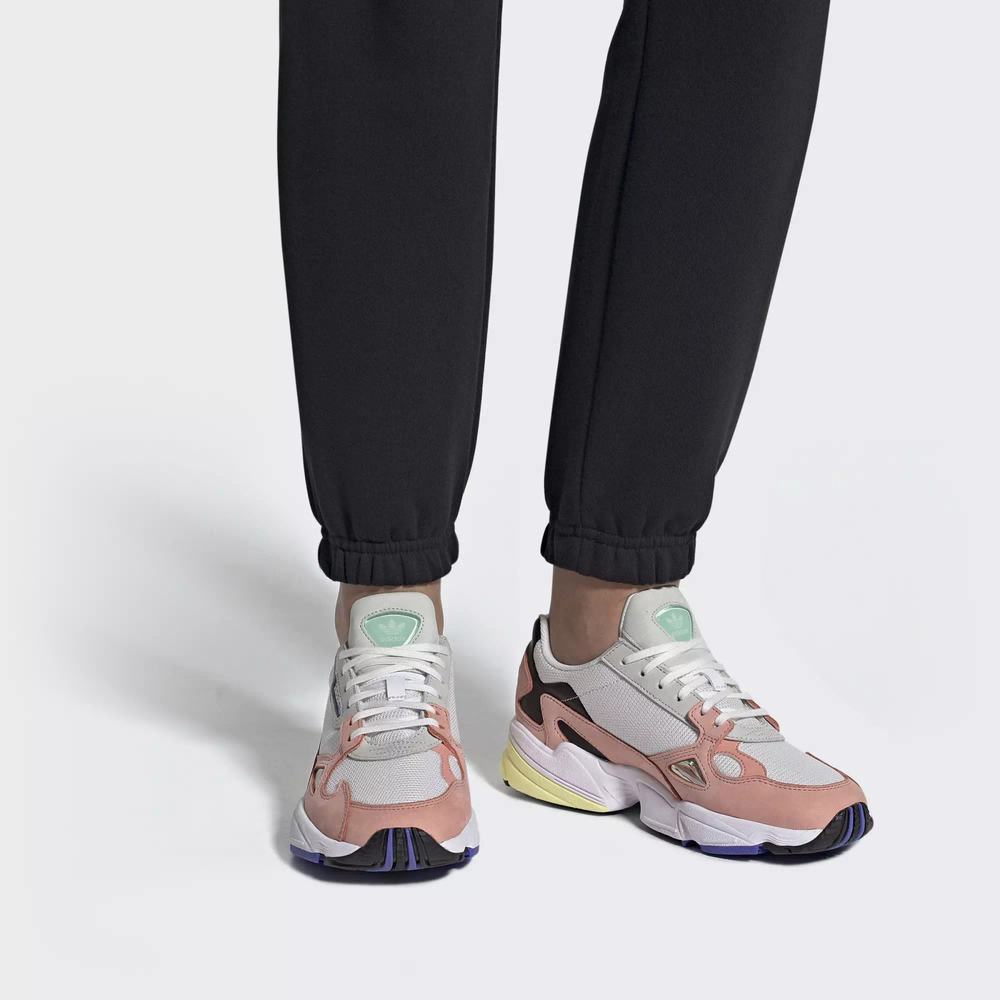 Adidas Falcon Tenis Blancos Para Mujer (MX-10490)